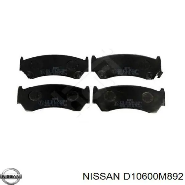 Гальмівні колодки Nissan/Infiniti D10600M892 ціна, від 17.42 USD