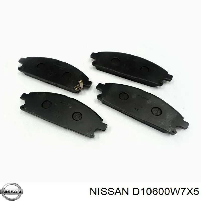 Передні тормозні колодки D10600W7X5 Nissan/Infiniti
