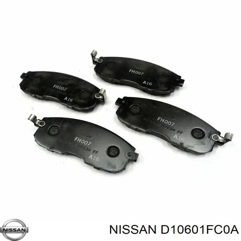 D10601FC0A Nissan/Infiniti Передні гальмівні колодки
