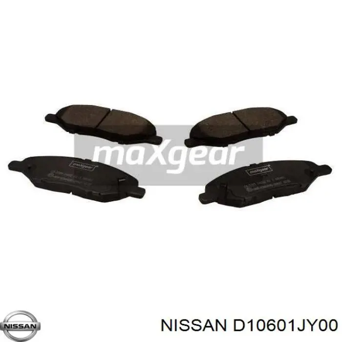 Колодки гальмівні передні, дискові D10601JY00 Nissan