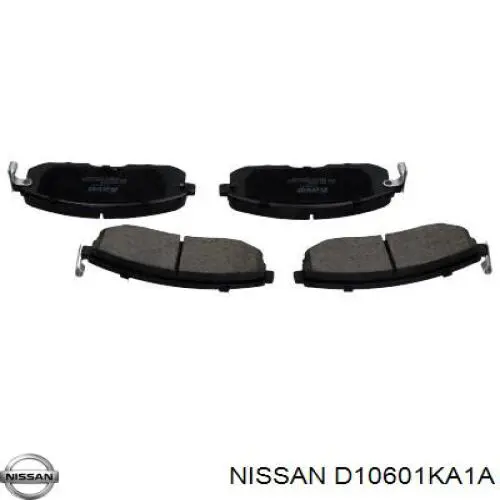 Передні тормозні колодки D10601KA1A Nissan/Infiniti