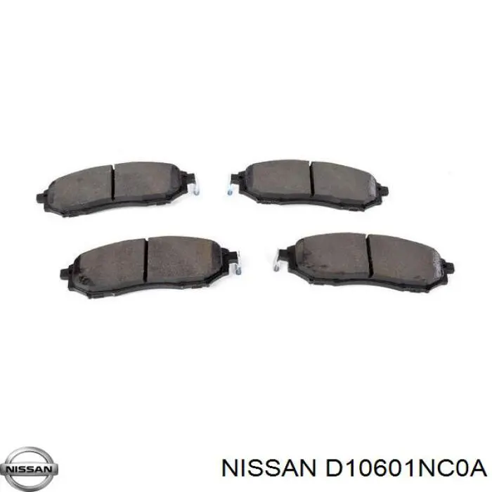 Гальмівні колодки Nissan/Infiniti D10601NC0A ціна, від 28.02 USD