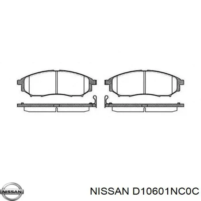 Гальмівні колодки Nissan/Infiniti D10601NC0C ціна, від 30.41 USD