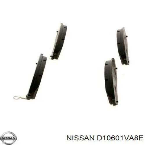 Купити D10601VA8E Nissan/Infiniti Колодки гальмівні передні, дискові