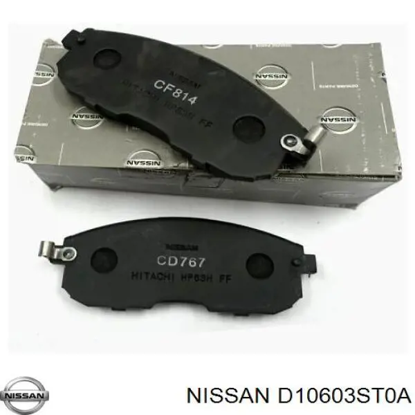 Передні тормозні колодки D10603ST0A Nissan/Infiniti