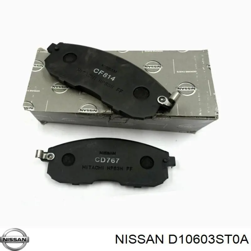 Купити D10603ST0A Nissan/Infiniti Колодки гальмівні передні, дискові