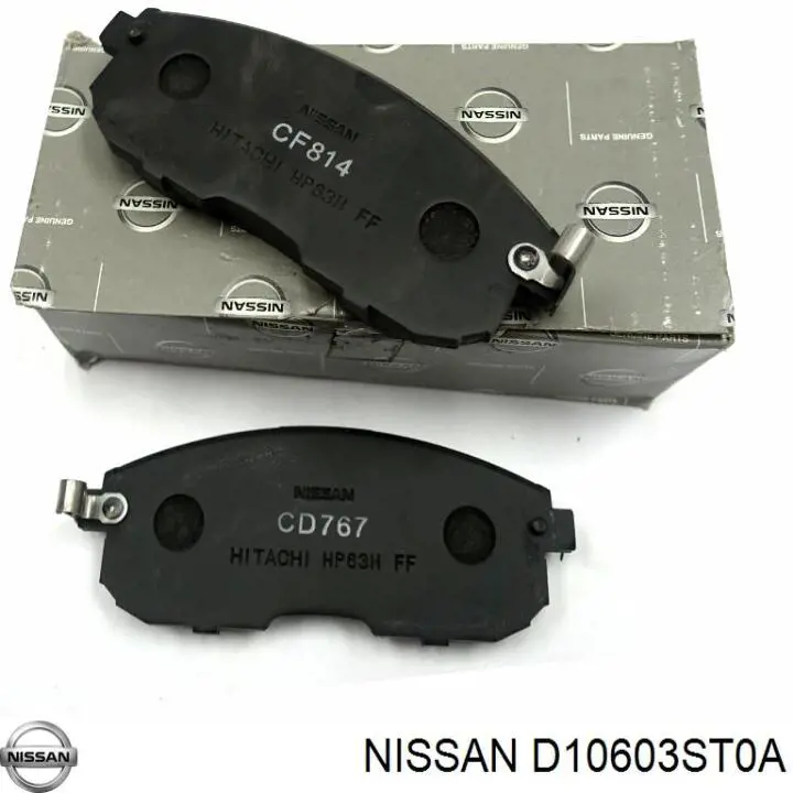 Гальмівні колодки Nissan/Infiniti D10603ST0A ціна, від 23.22 USD