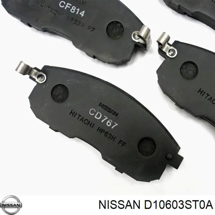 Тормозні колодки Nissan/Infiniti D10603ST0A