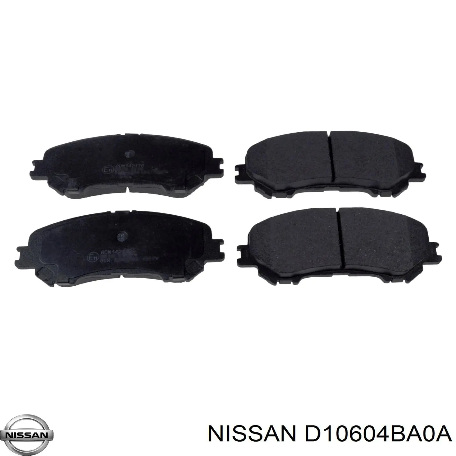 Гальмівні колодки Nissan/Infiniti D10604BA0A ціна, від 31.23 USD