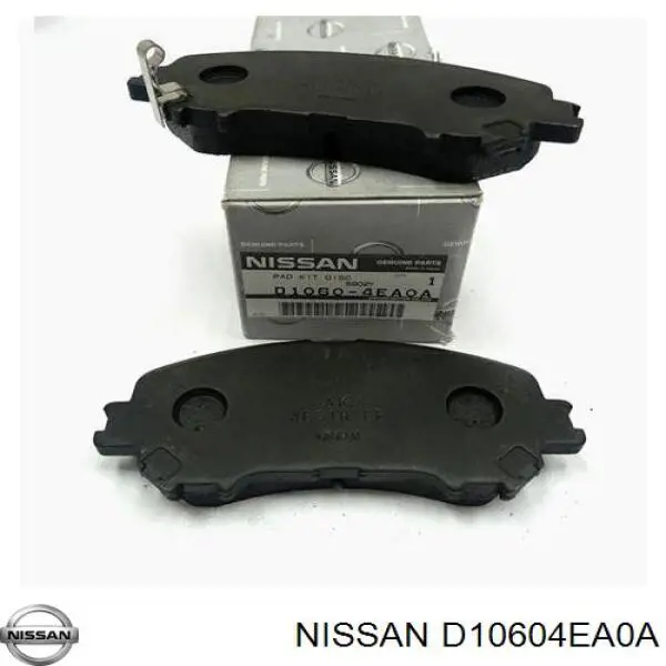 Колодки гальмівні передні, дискові D10604EA0A Nissan