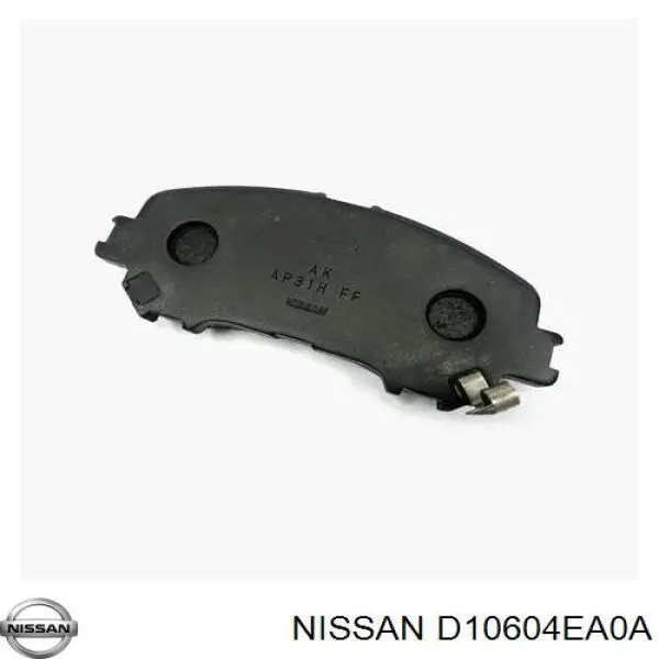 Передні тормозні колодки D10604EA0A Nissan/Infiniti