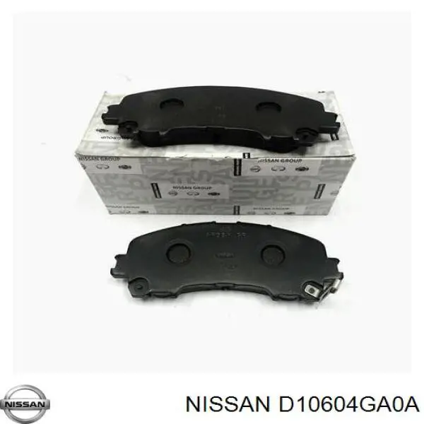Гальмівні колодки Nissan/Infiniti D10604GA0A ціна, від 34.16 USD