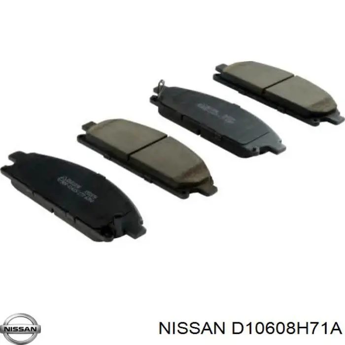 D10608H71A Nissan/Infiniti Передні гальмівні колодки