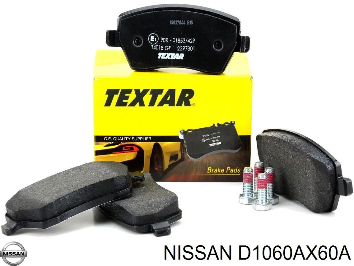 Передні тормозні колодки D1060AX60A Nissan/Infiniti