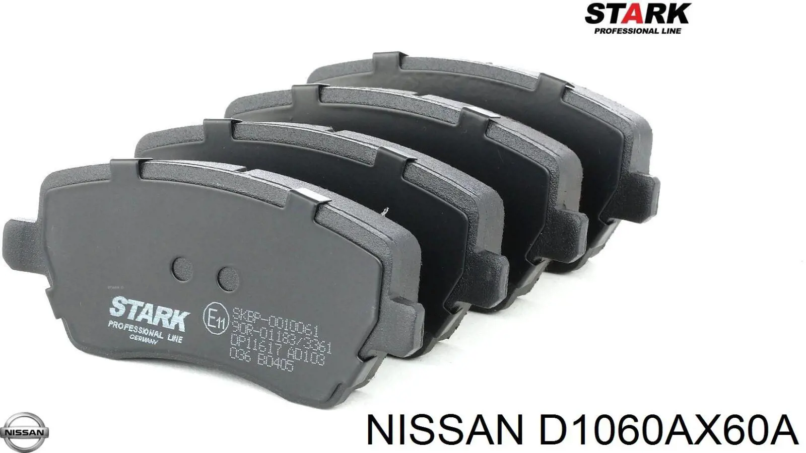 Гальмівні колодки Nissan/Infiniti D1060AX60A ціна, від 17.74 USD