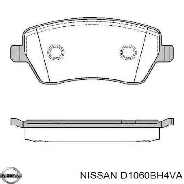 Купити D1060BH4VA Nissan/Infiniti Колодки гальмівні передні, дискові