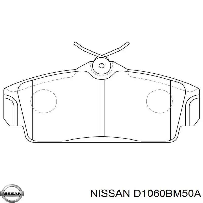 Гальмівні колодки Nissan/Infiniti D1060BM50A ціна, від 18.74 USD