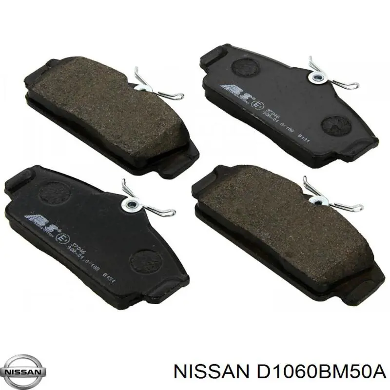 Купити D1060BM50A Nissan/Infiniti Колодки гальмівні передні, дискові