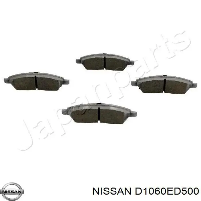 Купити D1060ED500 Nissan/Infiniti Колодки гальмівні передні, дискові