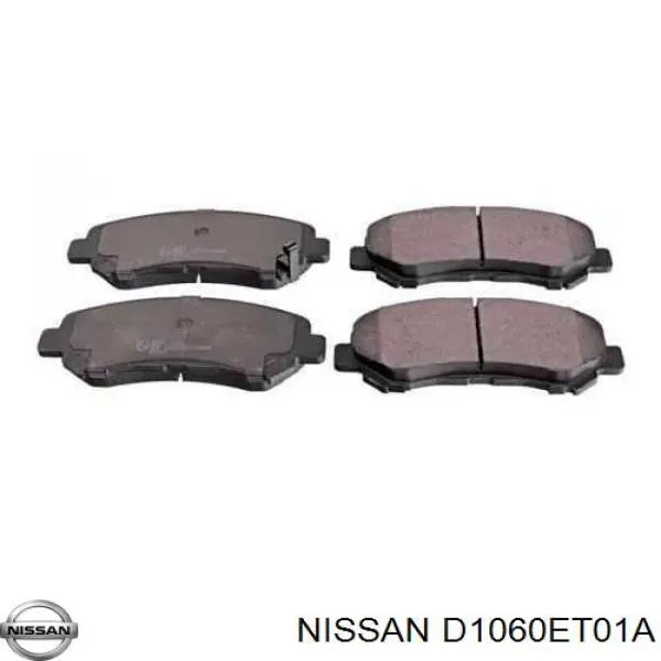 D1060ET01A Nissan колодки гальмівні передні, дискові