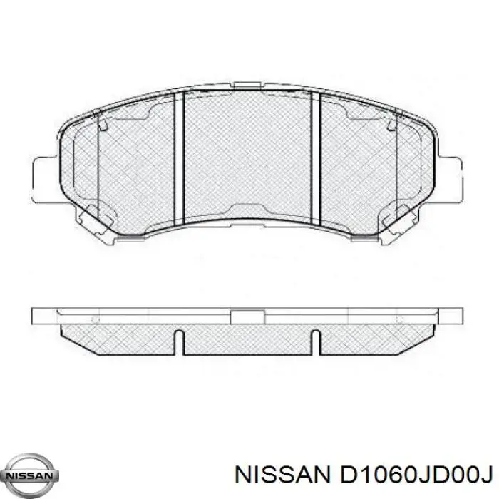 Гальмівні колодки Nissan/Infiniti D1060JD00J ціна, від 26.10 USD