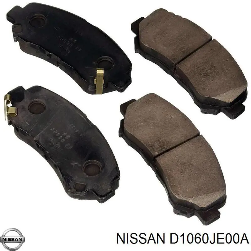Купити D1060JE00A Nissan/Infiniti Колодки гальмівні передні, дискові