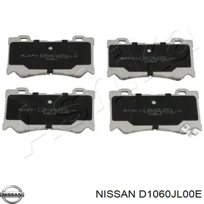 D1060JL00E Nissan/Infiniti Передні гальмівні колодки