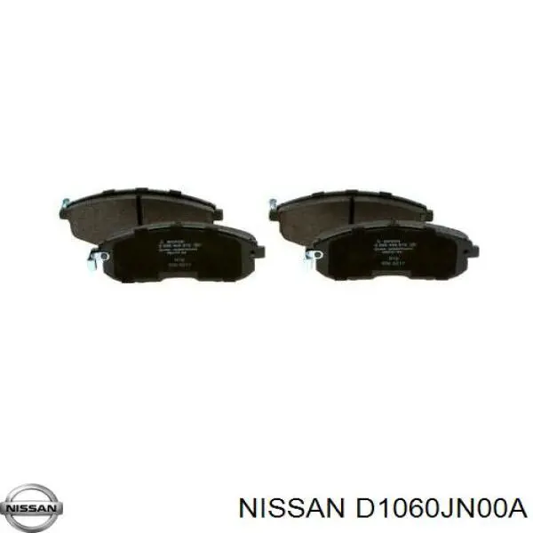 Колодки гальмівні передні, дискові D1060JN00A Nissan