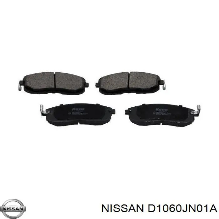 Гальмівні колодки Nissan/Infiniti D1060JN01A ціна, від 23.71 USD