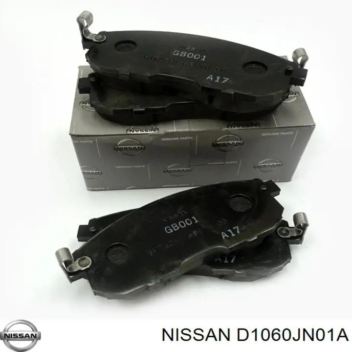 Купити D1060JN01A Nissan/Infiniti Колодки гальмівні передні, дискові