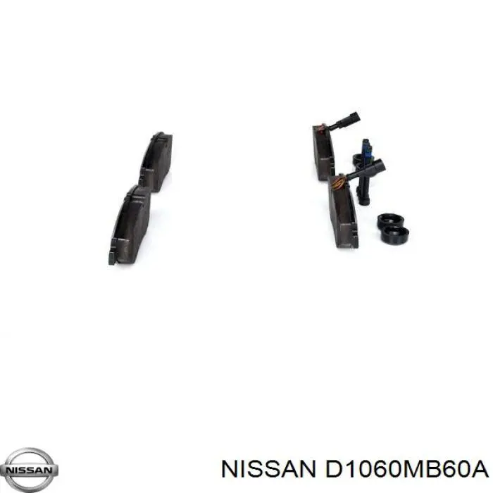 Купити D1060MB60A Nissan/Infiniti Колодки гальмівні передні, дискові