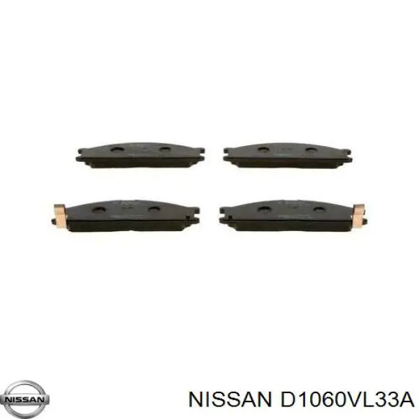 Купити D1060VL33A Nissan/Infiniti Колодки гальмівні передні, дискові