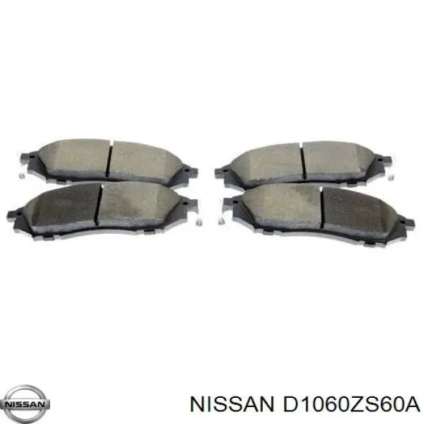 Гальмівні колодки Nissan/Infiniti D1060ZS60A ціна, від 28.02 USD