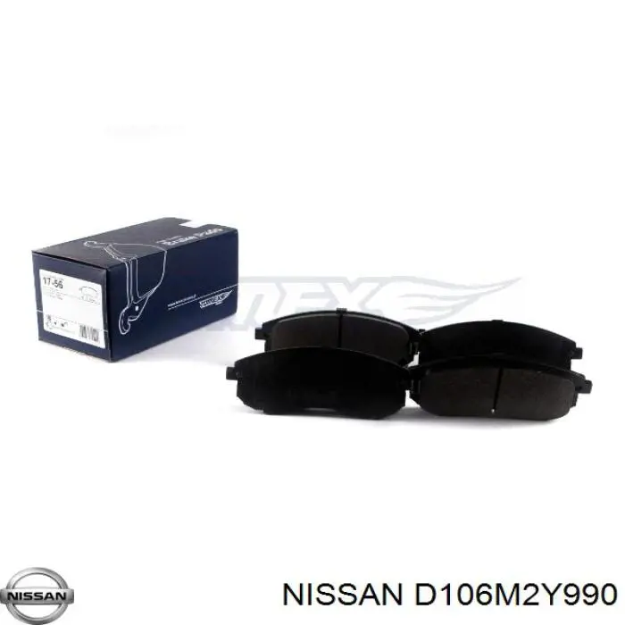 Купити D106M2Y990 Nissan/Infiniti Колодки гальмівні передні, дискові