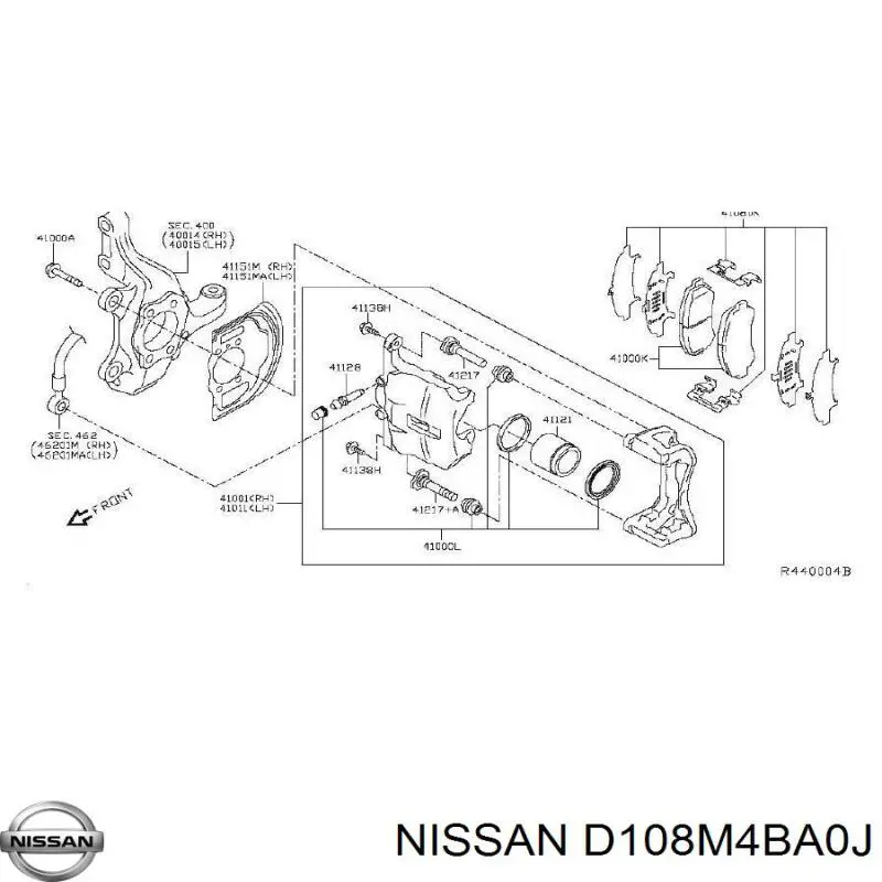  Nissan/Infiniti D108M4BA0J ціна, від 79.31 USD