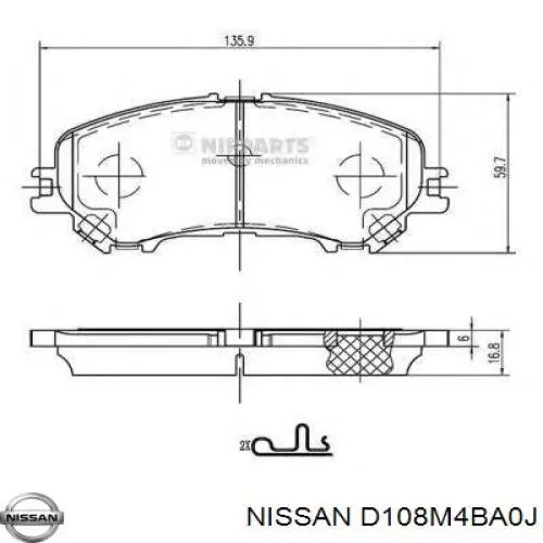  D108M4BA0J Nissan