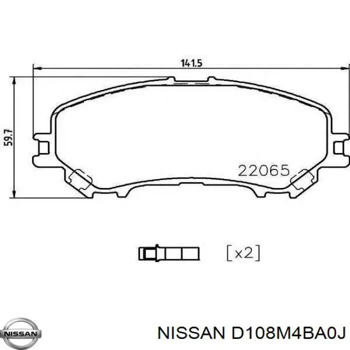 D108M4BA0J Nissan/Infiniti 