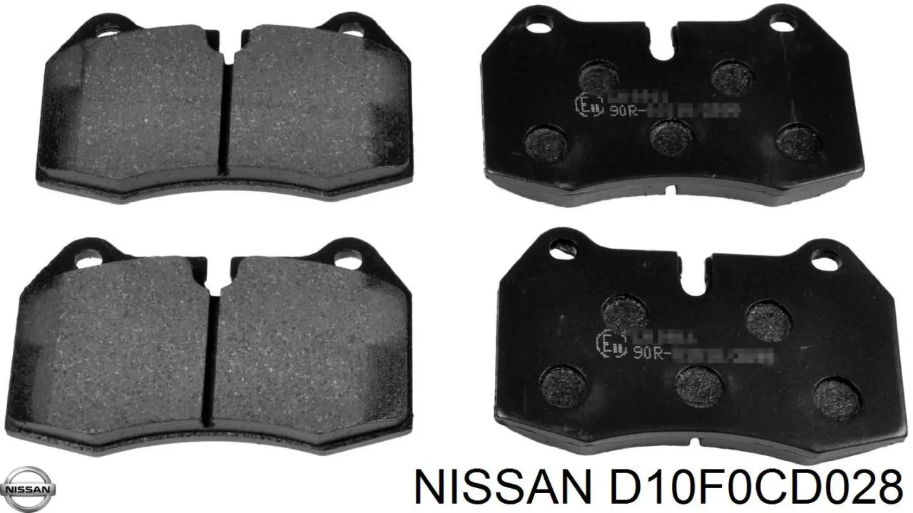 Гальмівні колодки Nissan/Infiniti D10F0CD028 ціна, від 36.48 USD