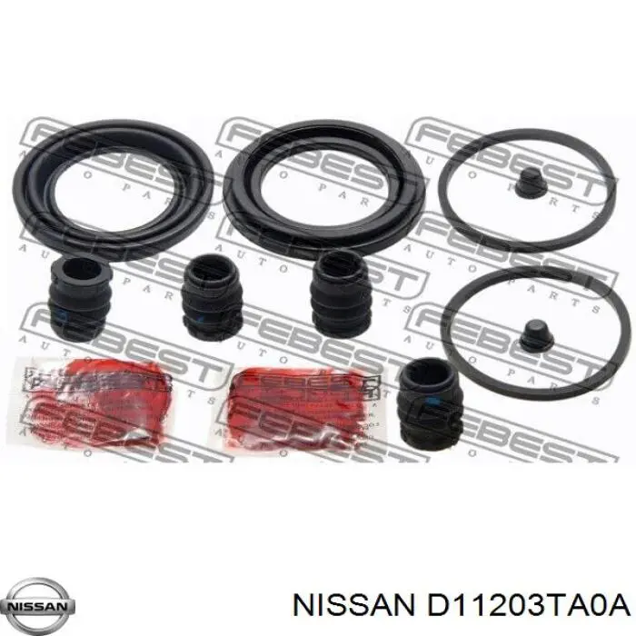 D11203TA0A Nissan/Infiniti Ремкомплект гальмівної системи