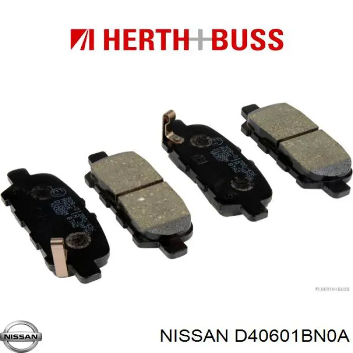 Задні гальмівні колодки D40601BN0A Nissan/Infiniti