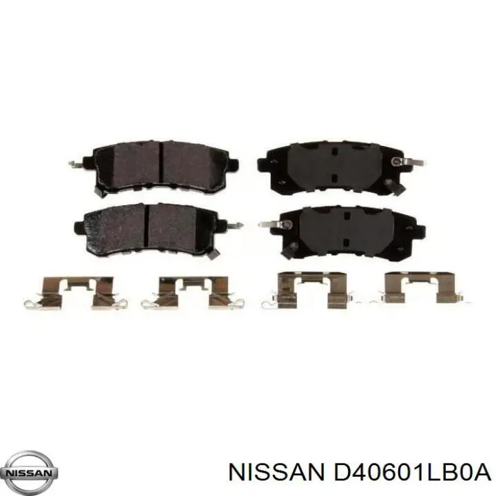 Задні гальмівні колодки D40601LB0A Nissan/Infiniti