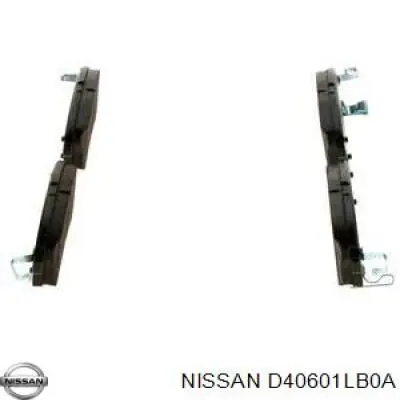D40601LB0A Nissan/Infiniti Колодки гальмівні задні, дискові