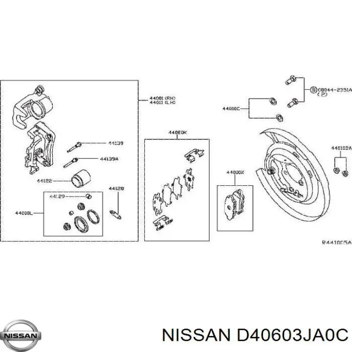 D40603JA0C Nissan/Infiniti 