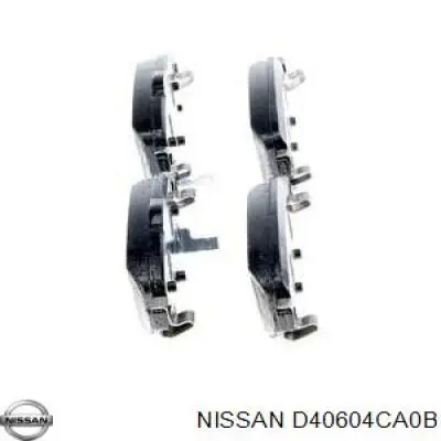 Задні дискові колодки Nissan/Infiniti D40604CA0B