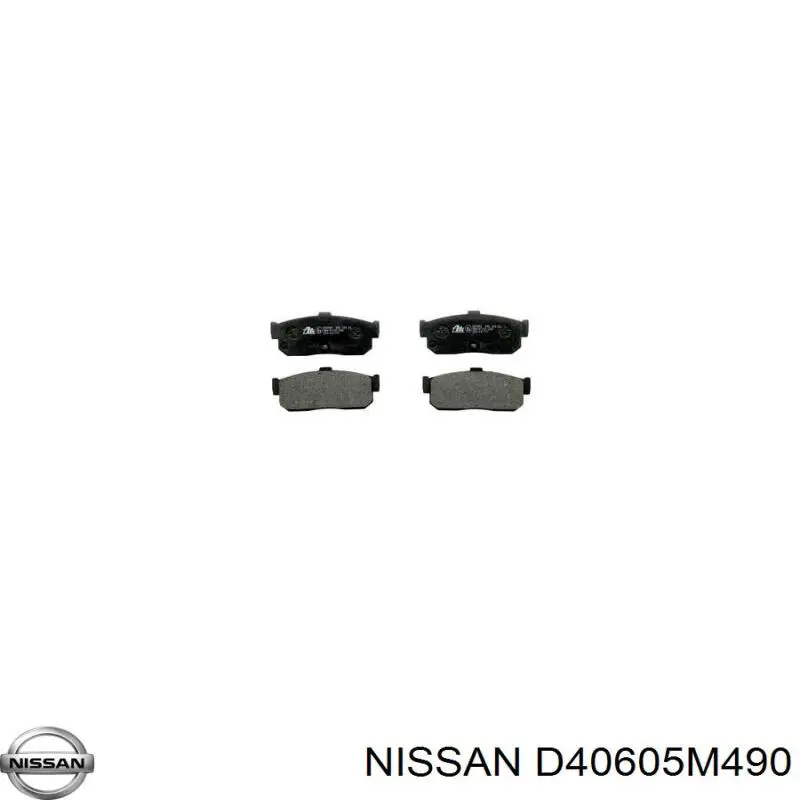 Задні гальмівні колодки Nissan/Infiniti D40605M490 ціна, від 13.81 USD
