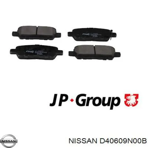 Купити D40609N00B Nissan/Infiniti Задні колодки