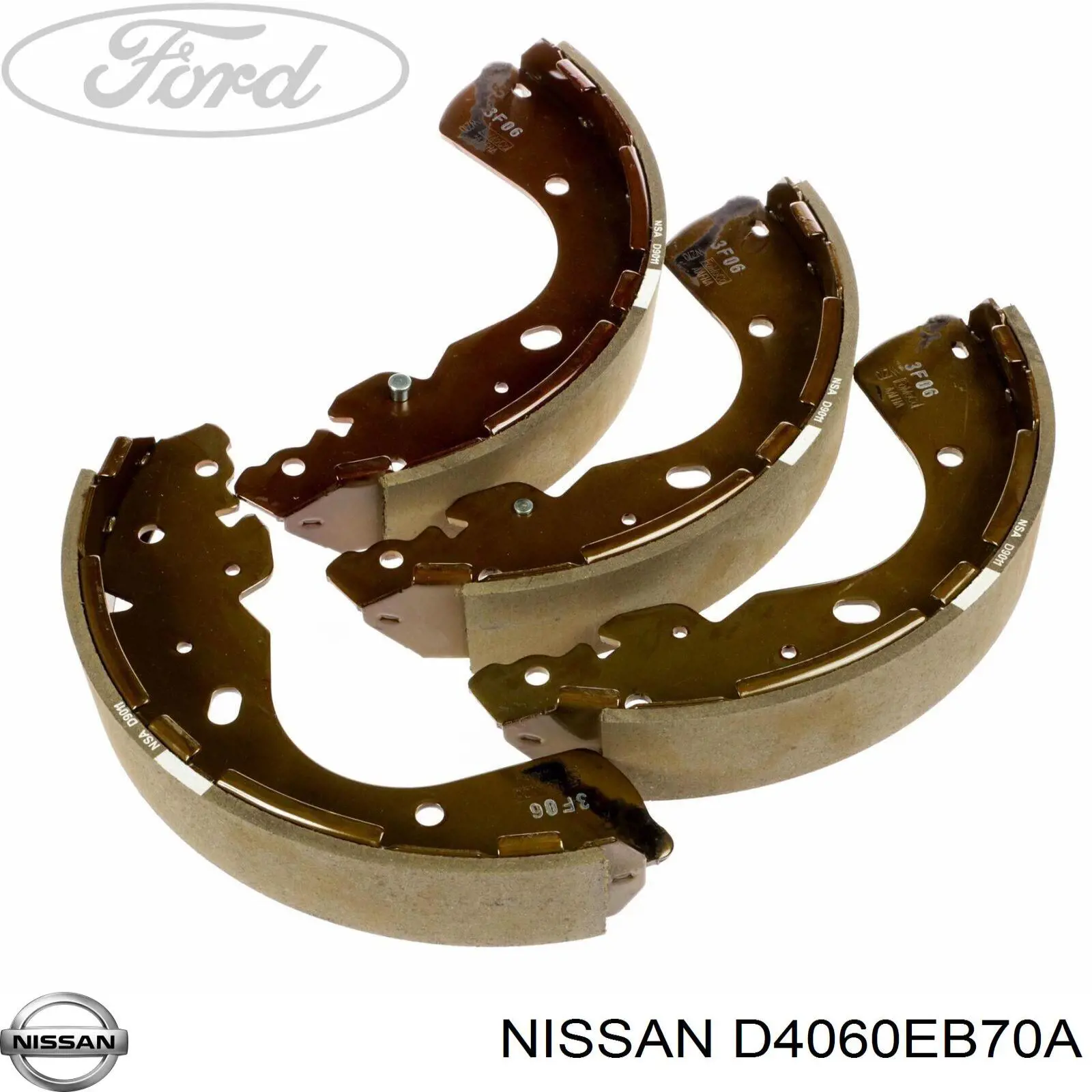 Колодки гальмові задні, барабанні Nissan/Infiniti D4060EB70A ціна, від 45.74 USD