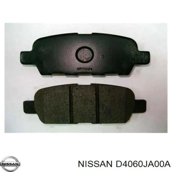 Колодки гальмові задні, дискові D4060JA00A Nissan