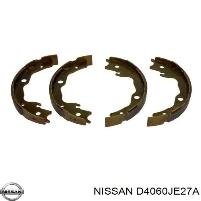 D4060JE27A Nissan/Infiniti Гальмівні колодки ручника