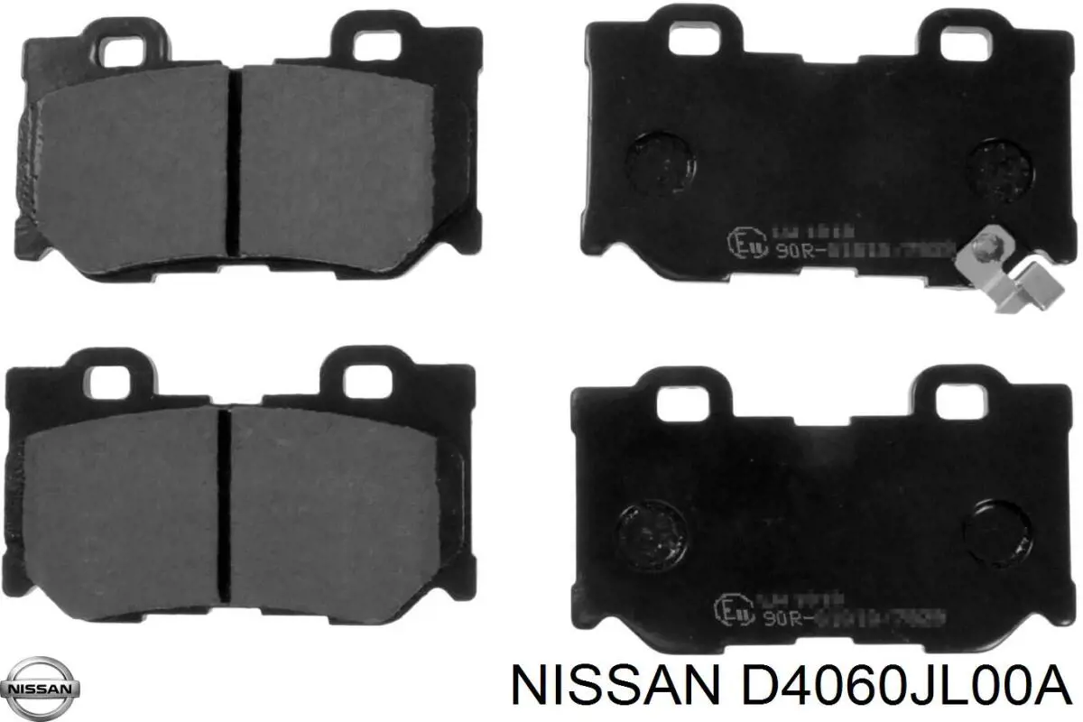 D4060JL00A Nissan/Infiniti Колодки гальмівні задні, дискові